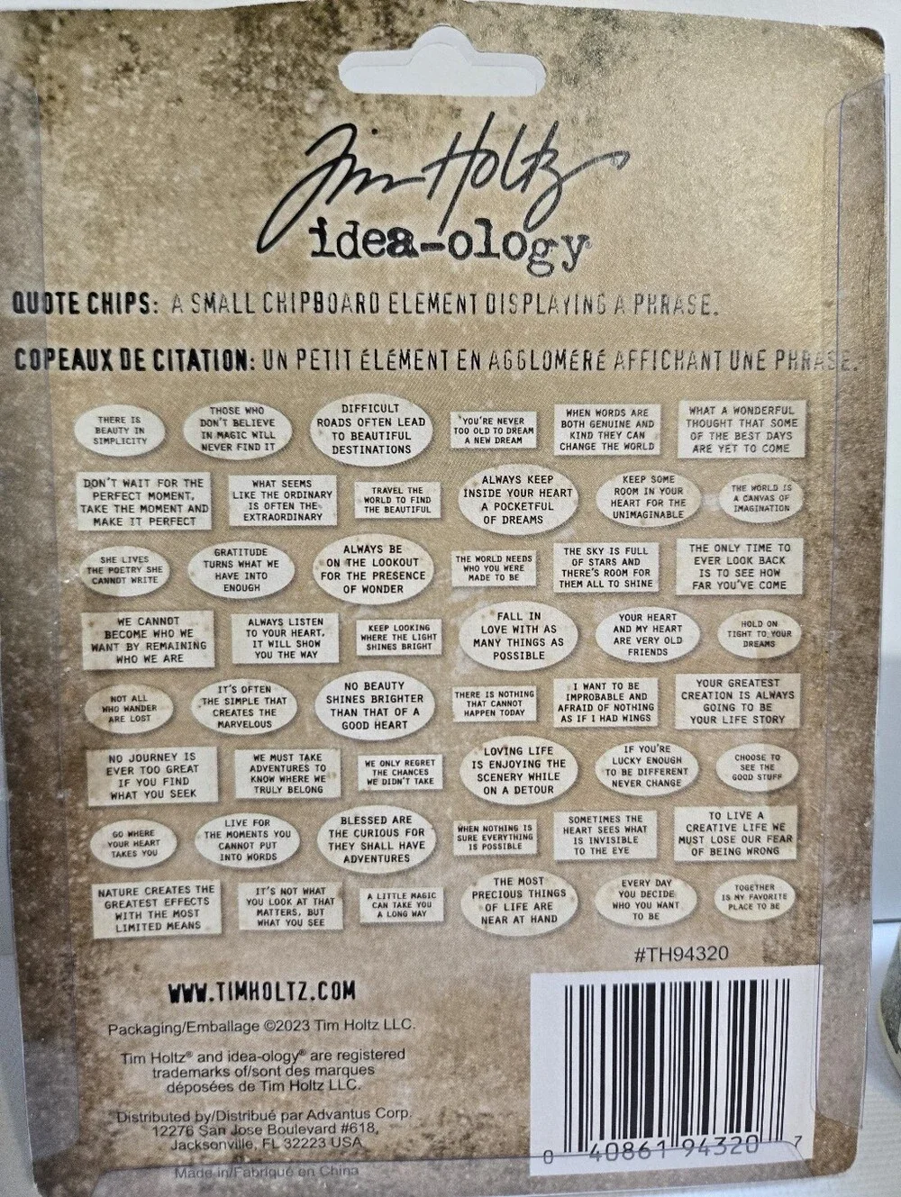 Tim Holtz Idea-ology Washi Tape Chipboard Junk Mixed Craft Lot